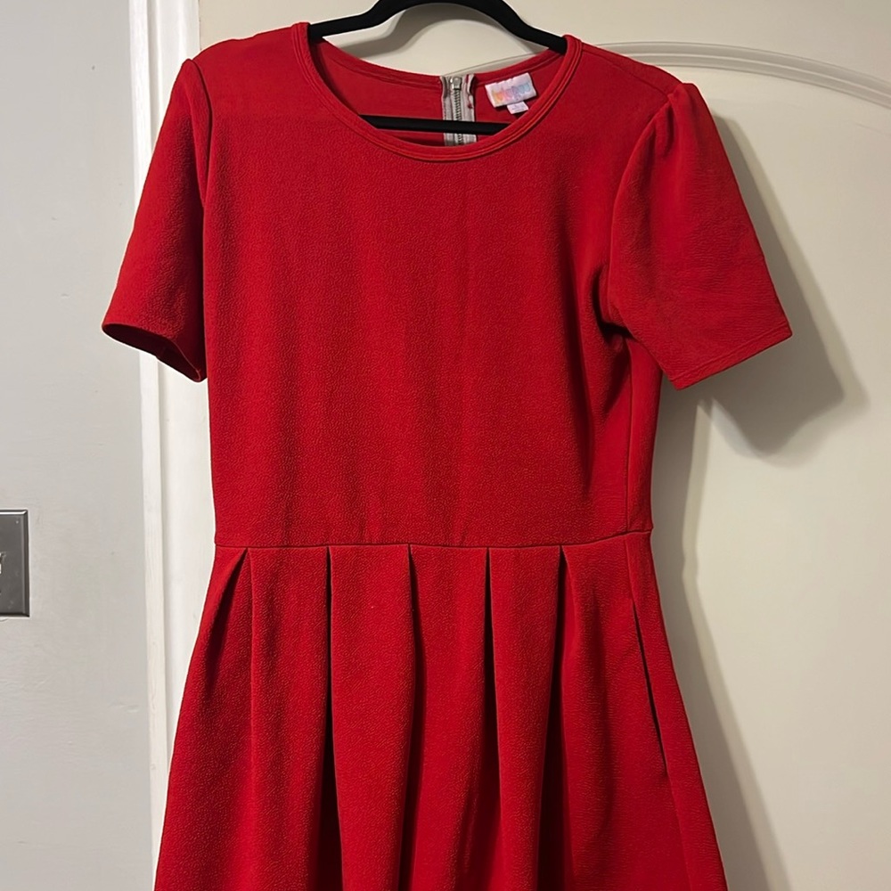 Red Dress with Pockets!!